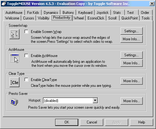ToggleMOUSE Screenshot